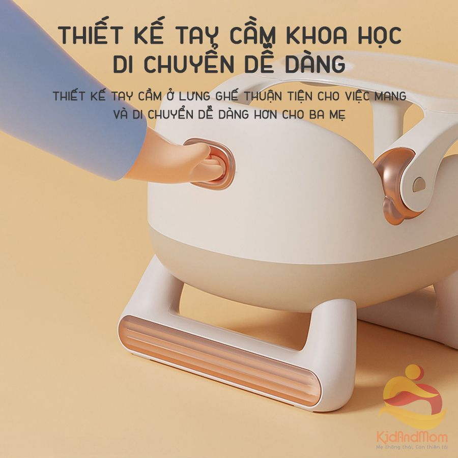 Ghế ăn dặm cho bé KidAndMom BC23 đa năng chống trượt cho bé từ 6 tháng - 6 tuổi