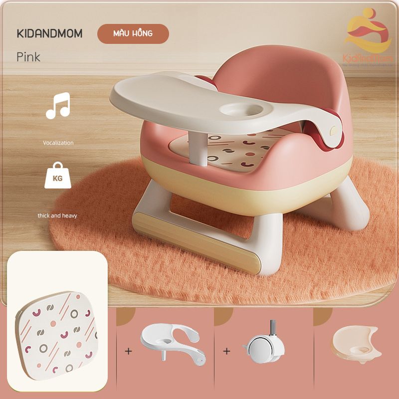 Ghế ăn dặm cho bé KidAndMom BC23 đa năng chống trượt cho bé từ 6 tháng - 6 tuổi