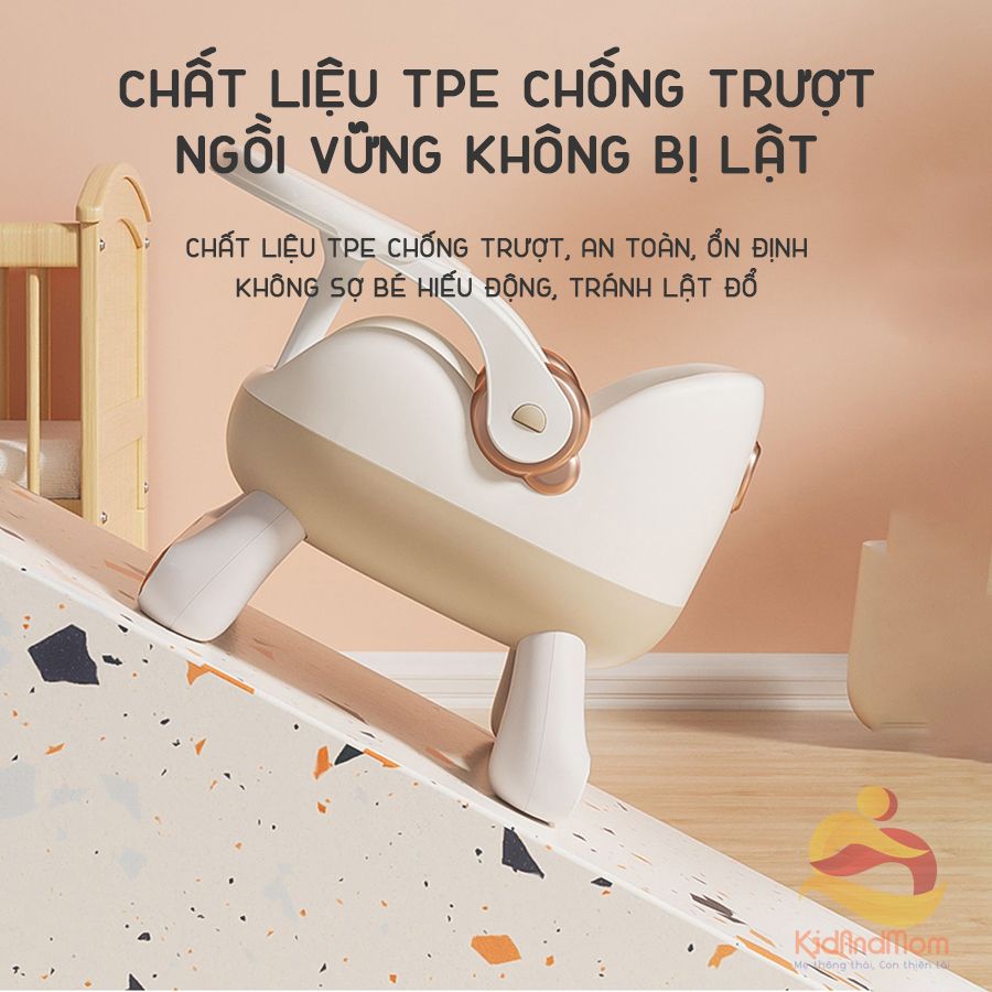 Ghế ăn dặm cho bé KidAndMom BC23 đa năng chống trượt cho bé từ 6 tháng - 6 tuổi