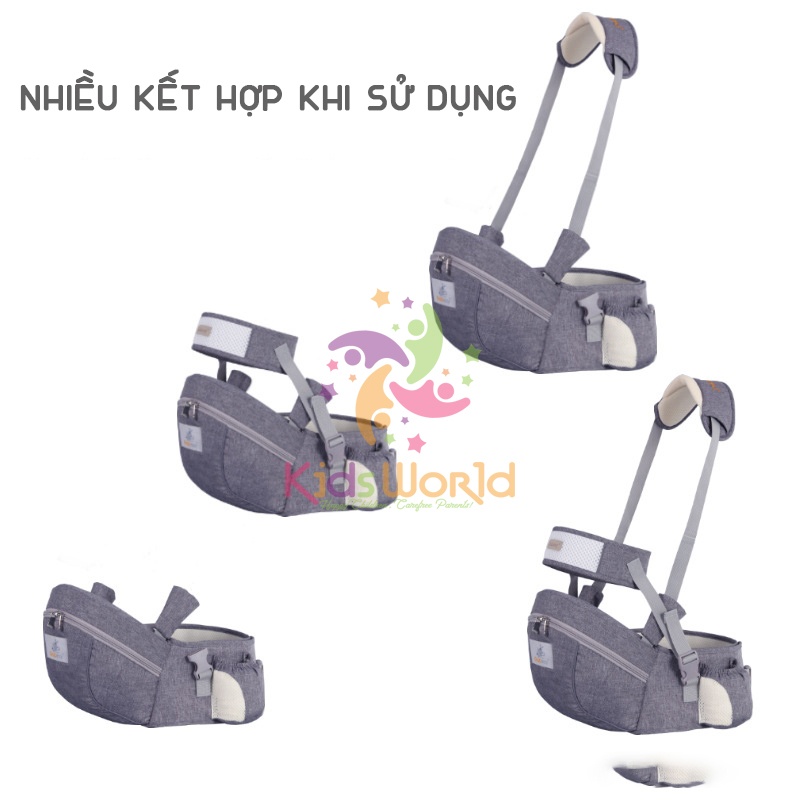 Địu ngồi em bé 4 tư thế cao cấp Gabesy cho bé từ 0 - 36 tháng tải trọng tối đa 20kg