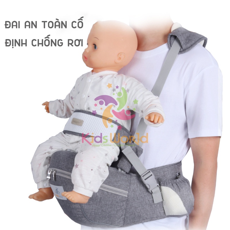 Địu ngồi em bé 4 tư thế cao cấp Gabesy cho bé từ 0 - 36 tháng tải trọng tối đa 20kg