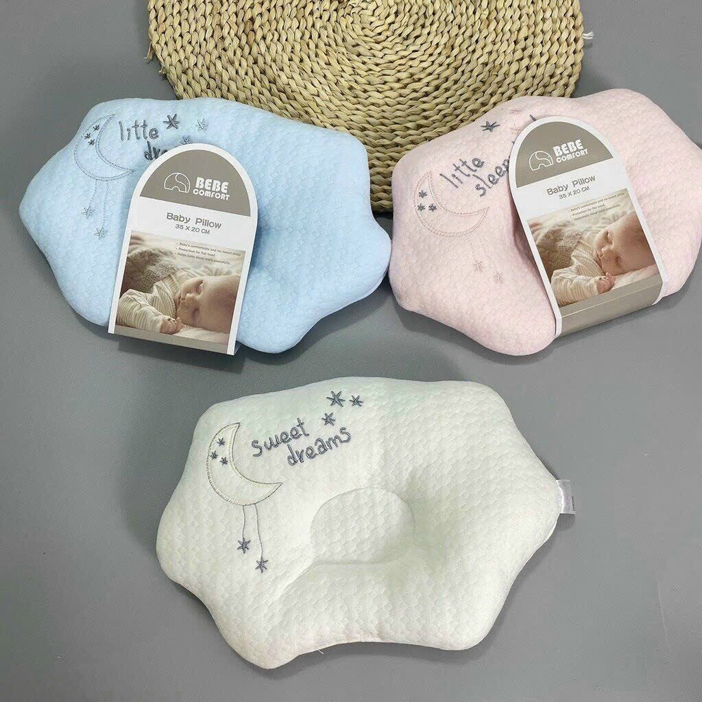Gối Lõm Chống Bẹp Đầu Cho Bé Bebe Comfort Hình Đám Mây Giúp Bé Có Giấc Ngủ Sâu