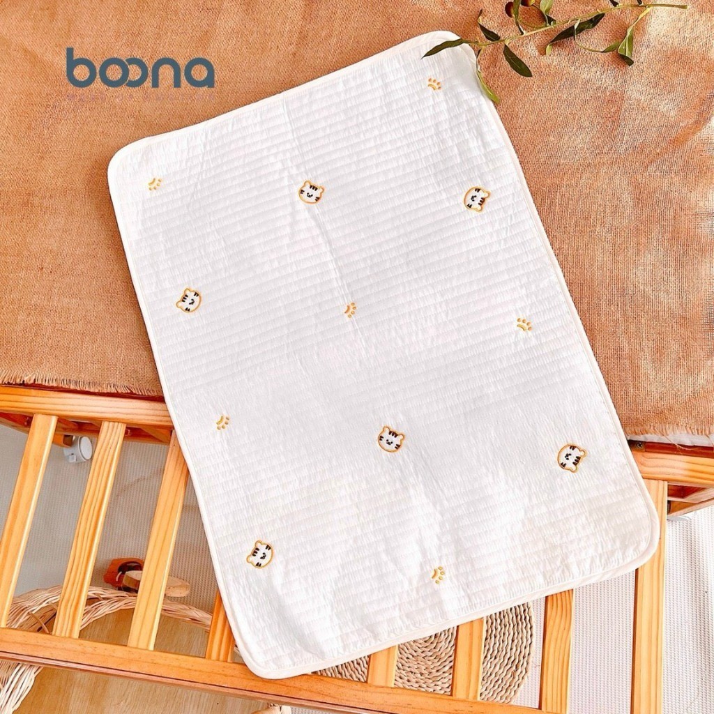 Lót Chống Thấm Trần Bông Thêu Boona Lót Chống Thấm Kích Thước 50x70cm