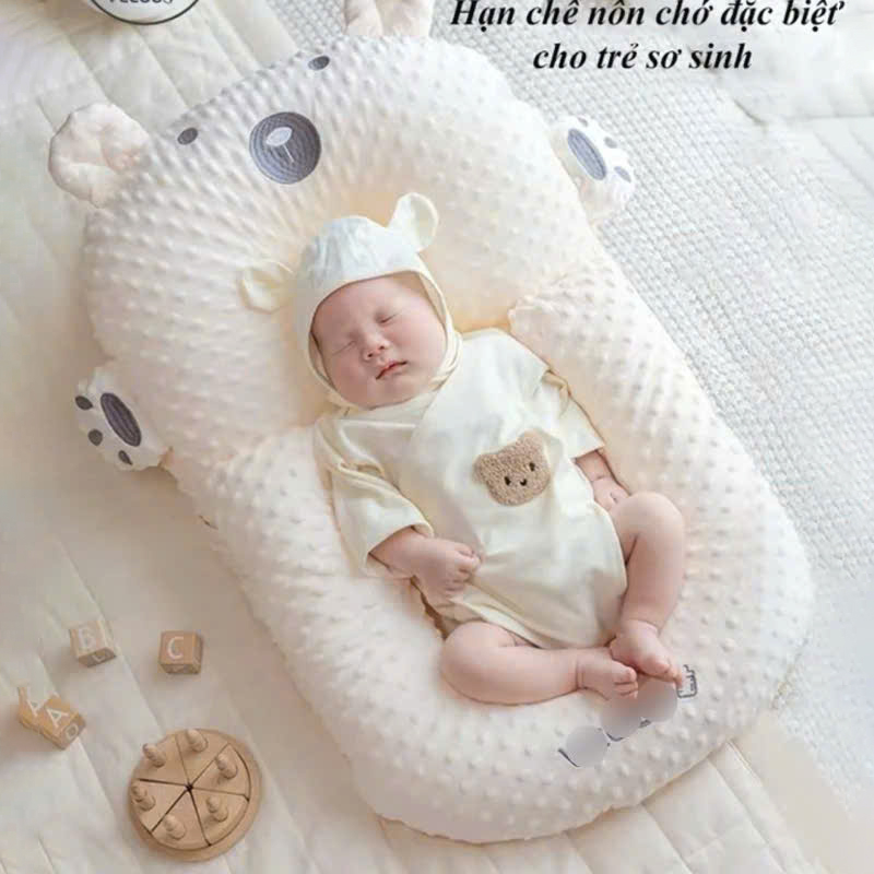 Đệm chống trào ngược Bunny thế hệ mới siêu xịn sò đa năng làm gối chống bẹp đầu, làm gối chống trào ngược, làm đệm ngủ đúng tư thế