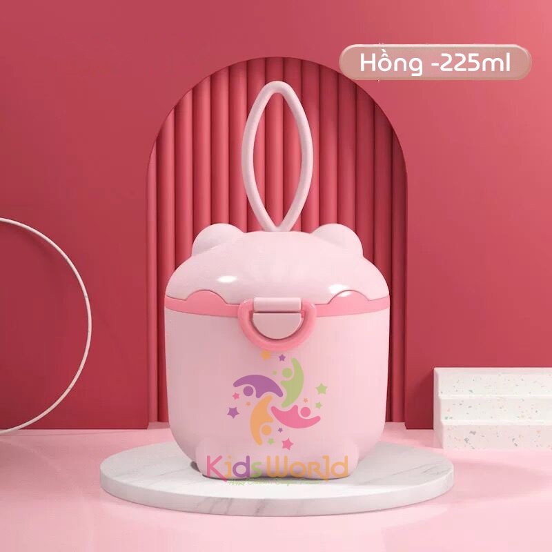 Hộp đựng sữa bột cho bé KidsWorld hộp trữ sữa bột tiện lợi cho bé khi đi du lịch đi chơi