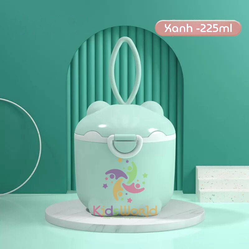 Hộp đựng sữa bột cho bé KidsWorld hộp trữ sữa bột tiện lợi cho bé khi đi du lịch đi chơi