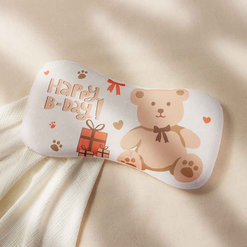 Gối cao su non cho bé từ 1 đến 12 tuổi KidsWorld ZT161 với 2 lõi tùy chỉnh độ cao mềm mại chống lệch xương cổ, mỏi vai gáy