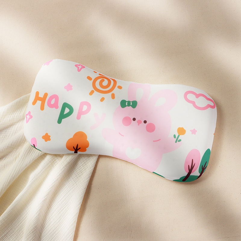 Gối cao su non cho bé từ 1 đến 12 tuổi KidsWorld ZT161 với 2 lõi tùy chỉnh độ cao mềm mại chống lệch xương cổ, mỏi vai gáy