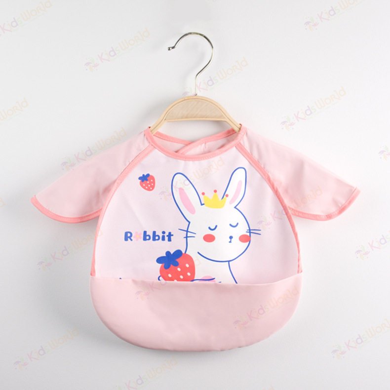 Áo yếm ăn dặm cho bé thiết kế cánh thiên thần chống thấm nước chống bám bẩn siêu nhẹ dễ vệ sinh