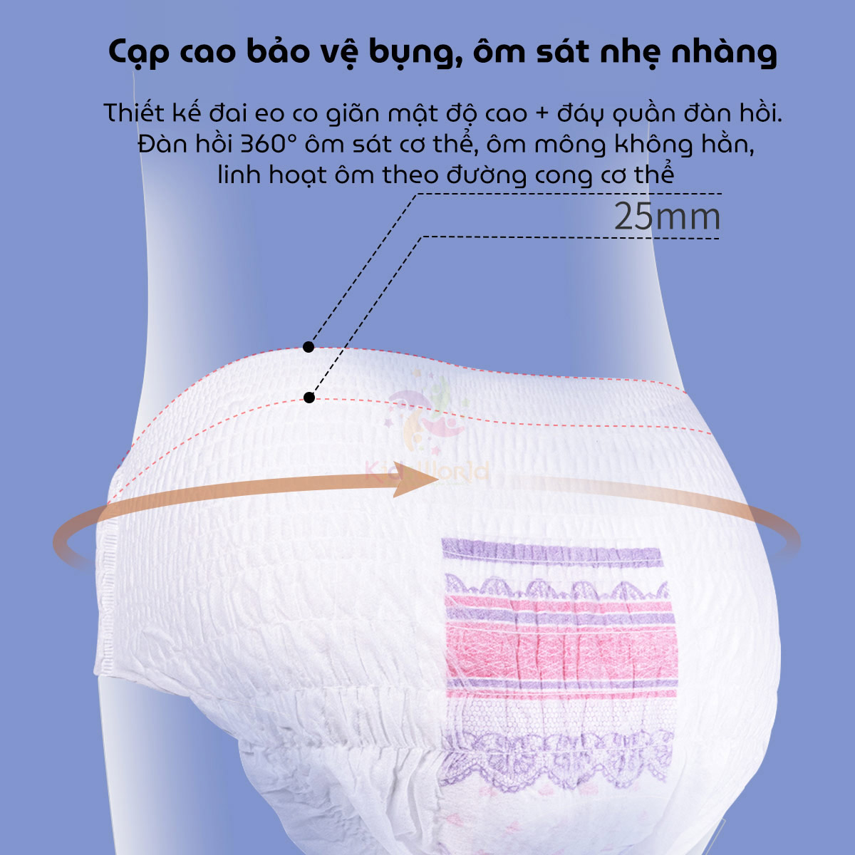 Băng vệ sinh dạng quần dùng 1 lần Wai Disposable Period Underwear cho mẹ bầu sau sinh