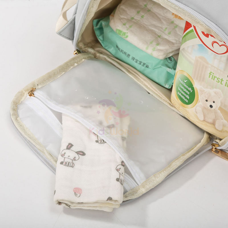 Balo bỉm sữa giữ nhiệt bình sữa DUOHUI sức chứa lớn thời trang cao cấp đựng đồ cho mẹ và bé
