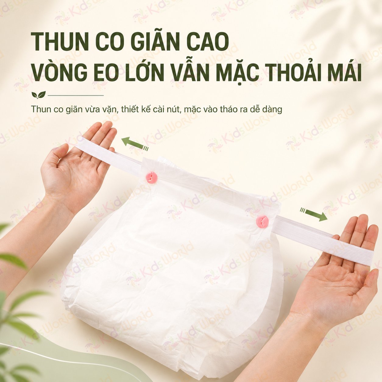 Băng vệ sinh dạng quần cho mẹ sau sinh Wai Puerperal Sanitary Napkin bịch 3 miếng thấm hút tốt có cân định lượng tiện lợi