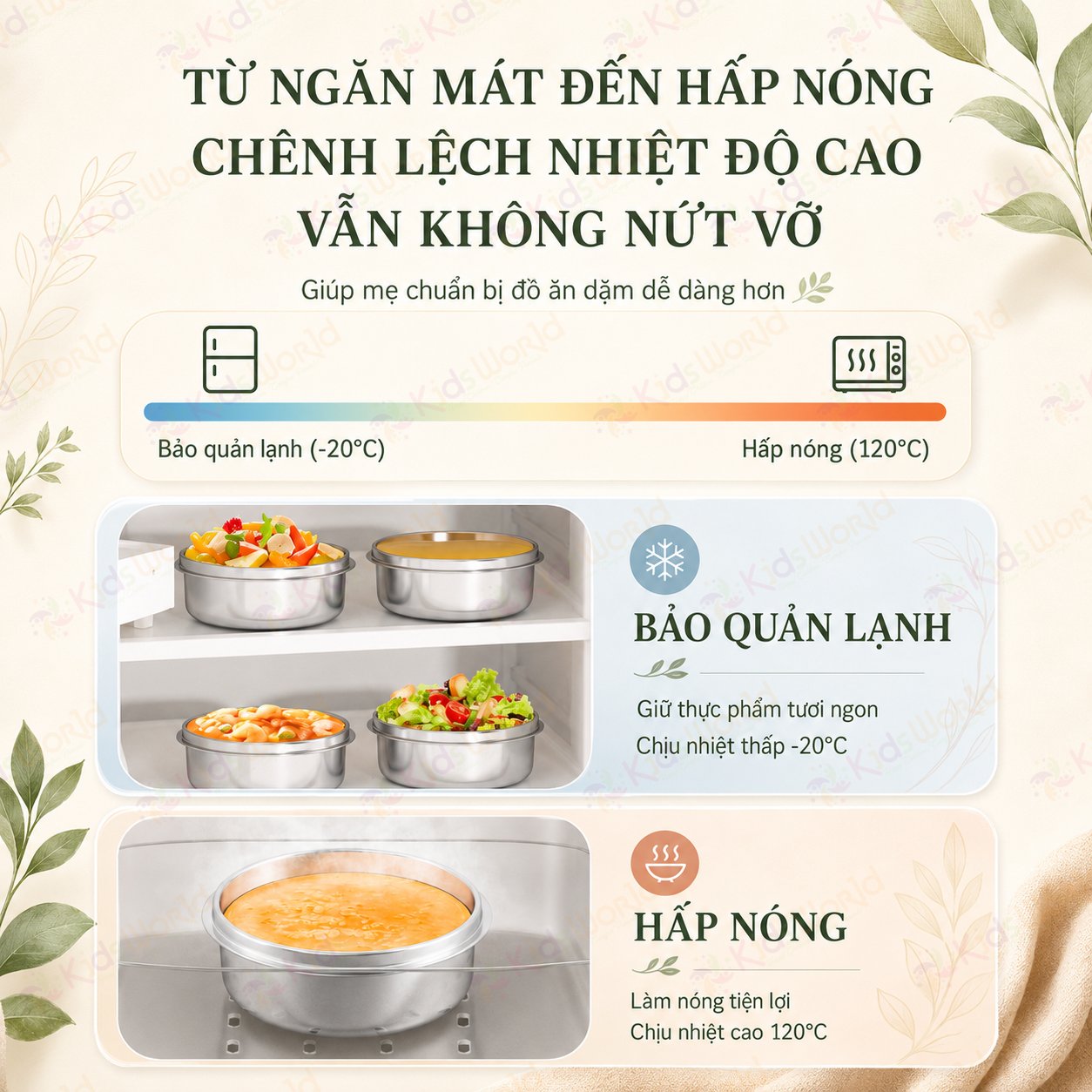 Bát ăn dặm cho bé giữ nhiệt Zaxion phiên bản phi hành gia inox 316 cao cấp, đế hút chống đổ, tay cầm đôi cho bé từ 6 tháng