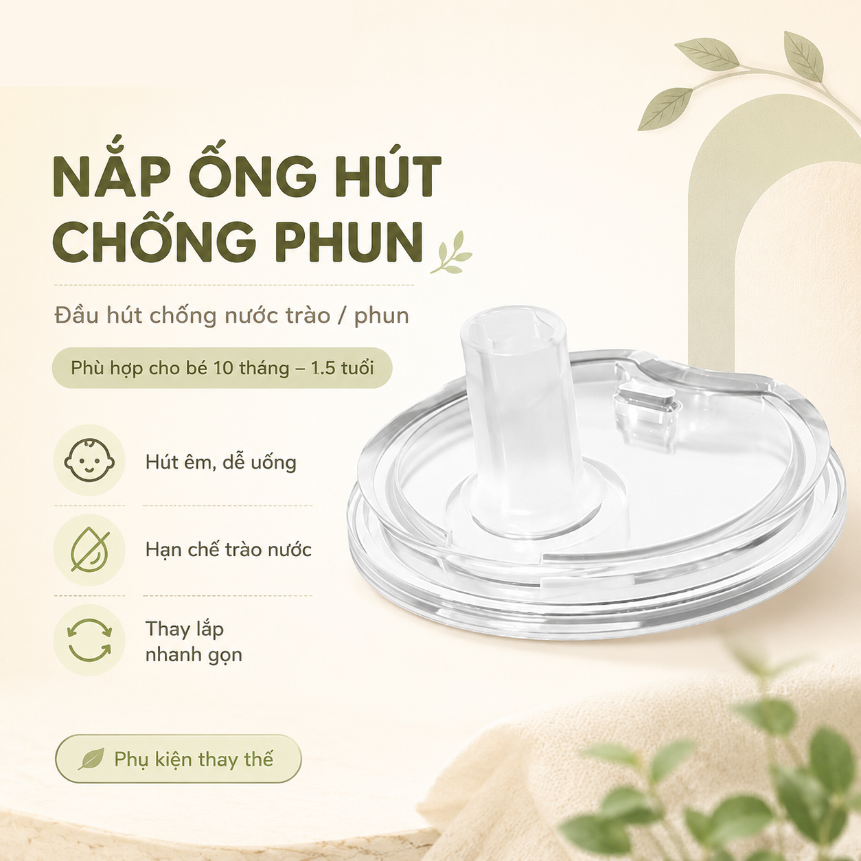 Bình tập hút, tập uống cho bé Zaxion 280ml nhựa PPSU cao cấp, thiết kế mỏ vịt chống sặc, an toàn tuyệt đối