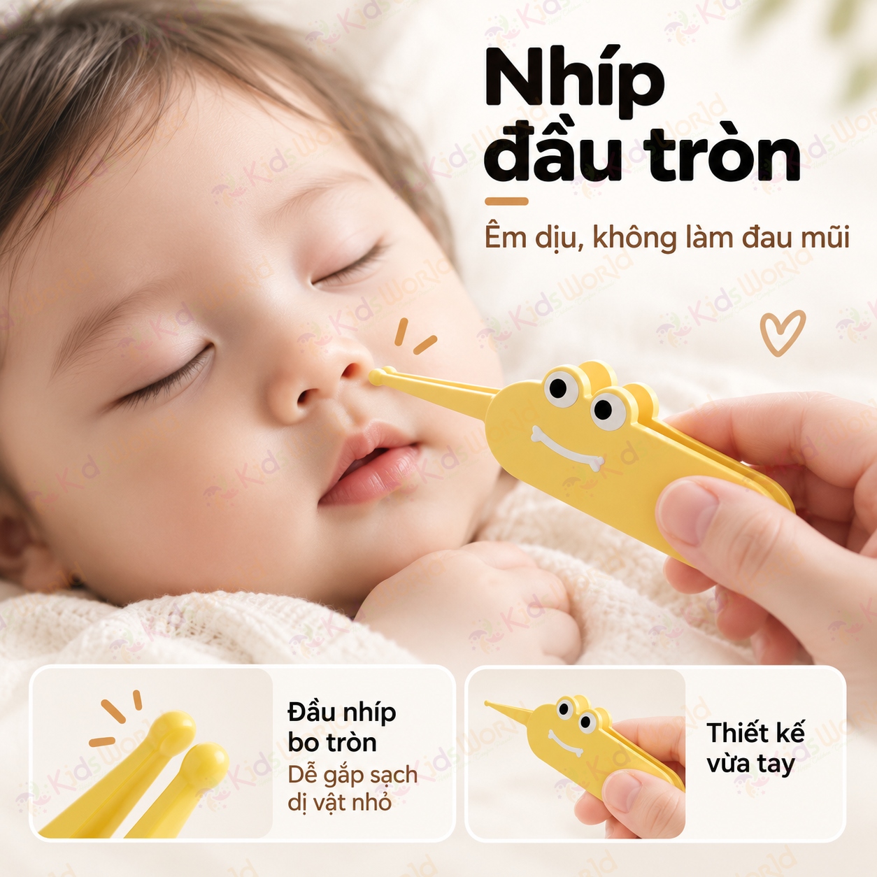 Bộ chăm sóc bấm móng tay móng chân cho bé 6 món hình khủng long chống kẹp thịt, kéo đầu tròn, dũa nano, nhíp bo tròn kèm hộp đựng