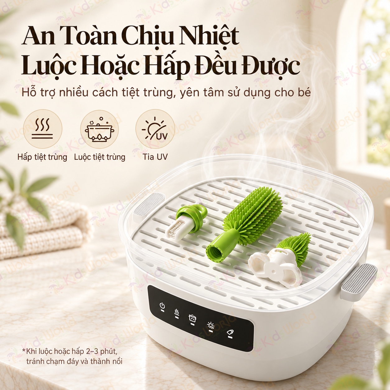 Bộ cọ rửa bình sữa Youkebei 8in1 chất liệu Silicone 360°vệ sinh bình, núm ti, ống hút, khe rãnh, miệng cốc thu gọn có đế đứng & vòng treo