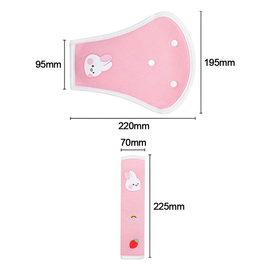 Đệm bọc dây đai ô tô an toàn cho bé bảo vệ cổ và vai chống siết cổ, bảo vệ bụng có thể điều chỉnh