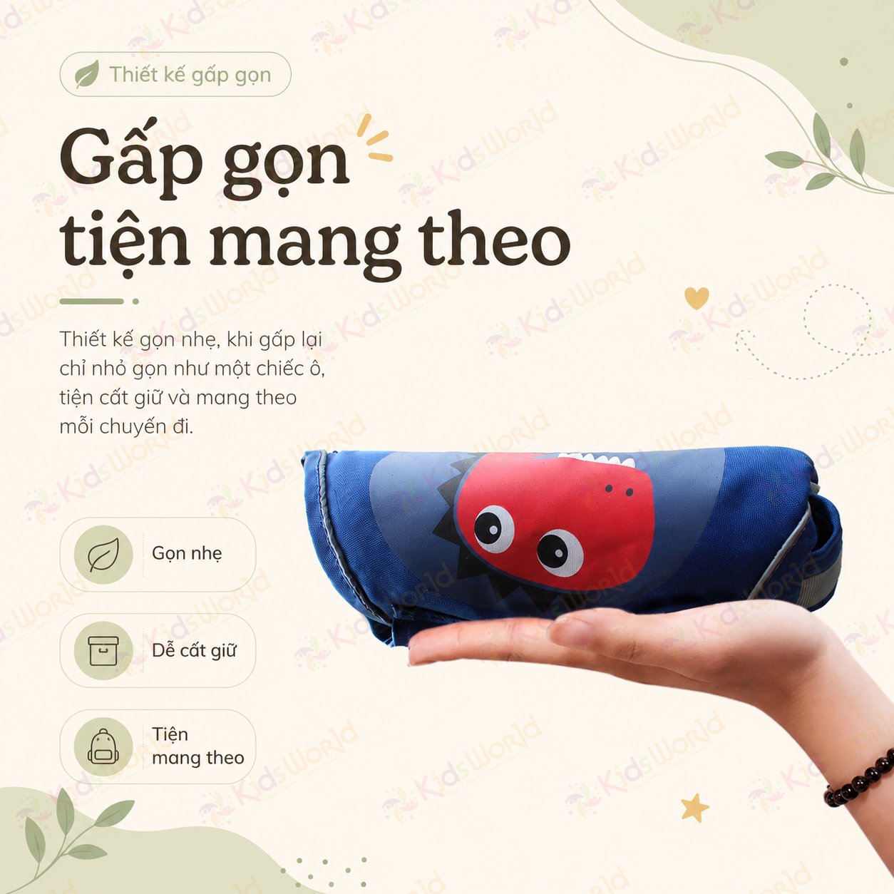 Đai đi xe máy cho bé an toàn Aiebao đai ôm eo kép chống trượt, dây điều chỉnh linh hoạt, có phản quang ban đêm cho bé 9 tháng đến 10 tuổi