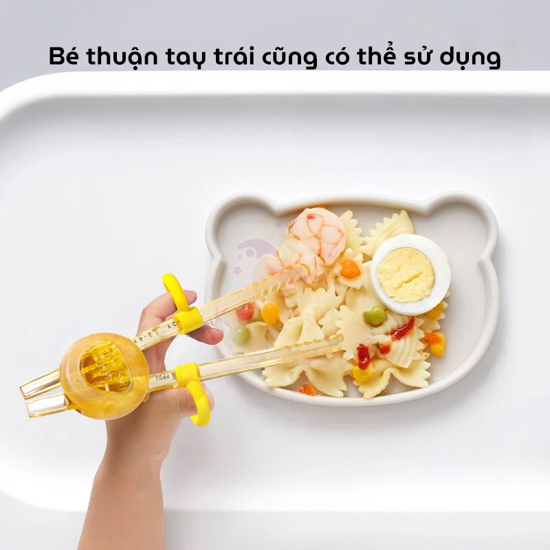 Đũa tập ăn cho bé đũa tập gắp hình Hổ dễ thương chất liệu PPSU cao cấp cho trẻ 1-6 tuổi giúp bé dễ cầm nắm