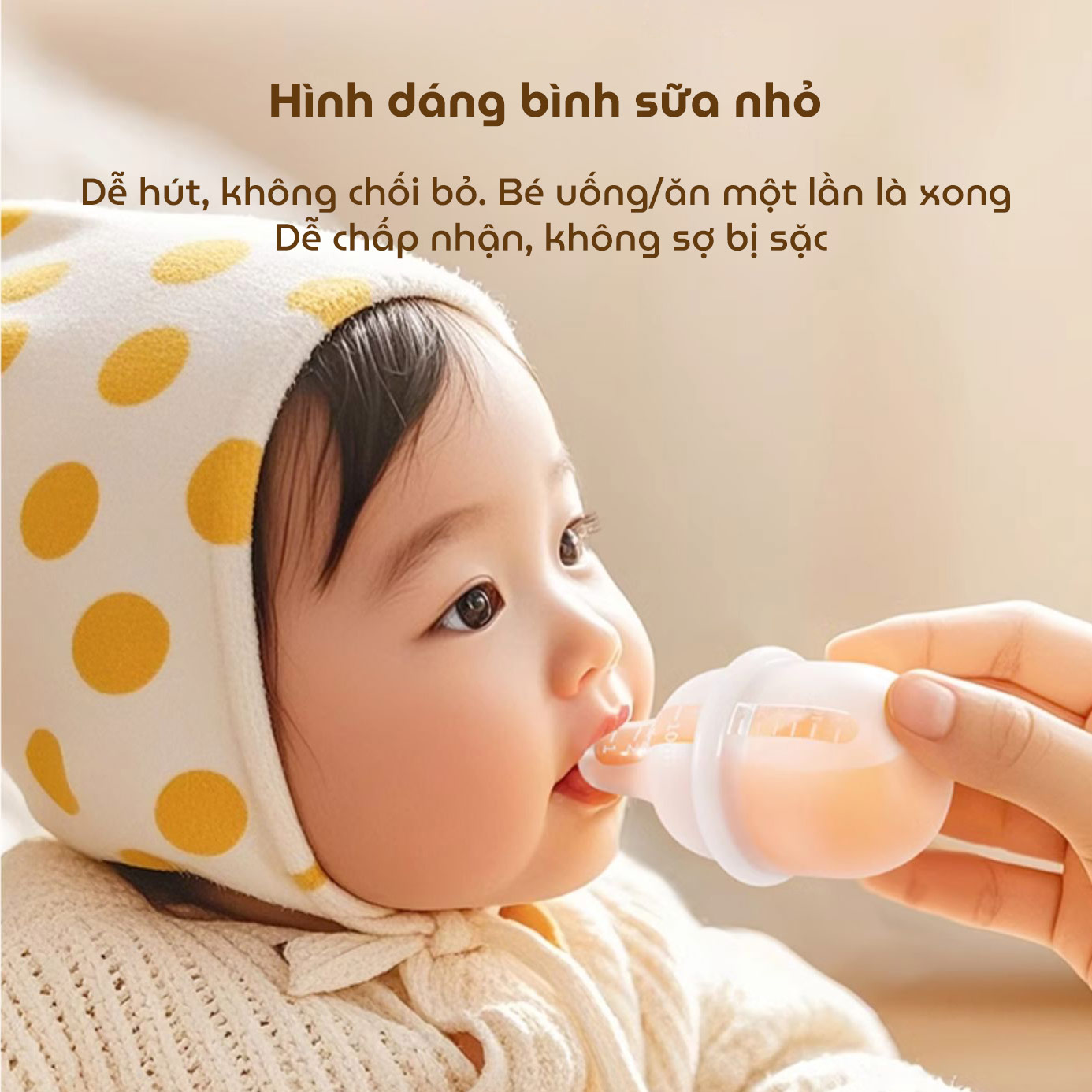 Dụng cụ cho bé uống thuốc KidsWorld YKB68798 chất liệu silicon thực phẩm cao cấp, mềm mại có vạch chia ml tiện lợi