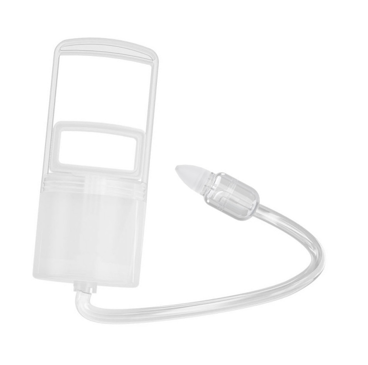 Dụng cụ hút mũi kéo tay cho bé sơ sinh Nasal Asprirator HMPlus với 2 đầu hút mũi silicon mềm mại, an toàn cho trẻ