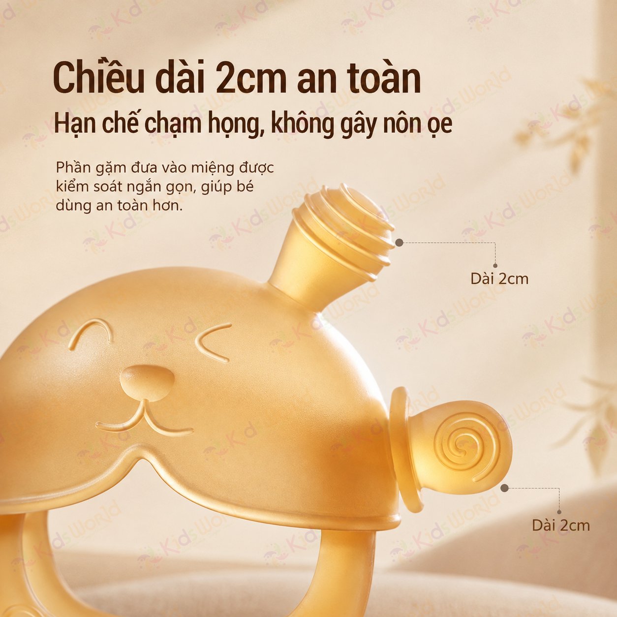 Gặm nướu cho bé hình gấu bằng silicone mềmchống mút tay, đồ chơi gặm nướu xoa dịu mọc răng, chống rơi, không siết tay, nhiều điểm massage nướu, có hộp đựng chống bụi tiện lợi