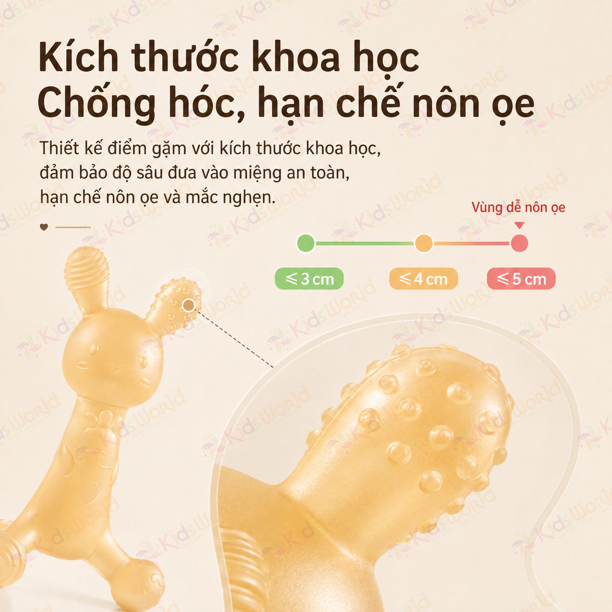 Gặm nướu cho bé hình thỏ silicone mềm, đồ chơi gặm nướu massage lợi cho bé từ 2 tháng, thiết kế chống hóc, dễ cầm nắm, tiệt trùng nhiệt cao
