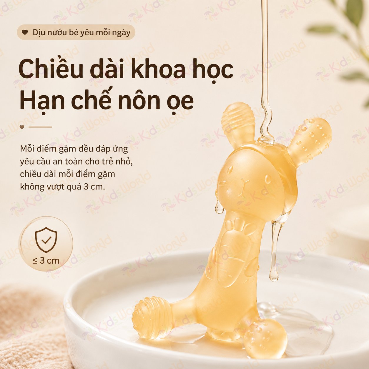Gặm nướu cho bé hình thỏ silicone mềm, đồ chơi gặm nướu massage lợi cho bé từ 2 tháng, thiết kế chống hóc, dễ cầm nắm, tiệt trùng nhiệt cao