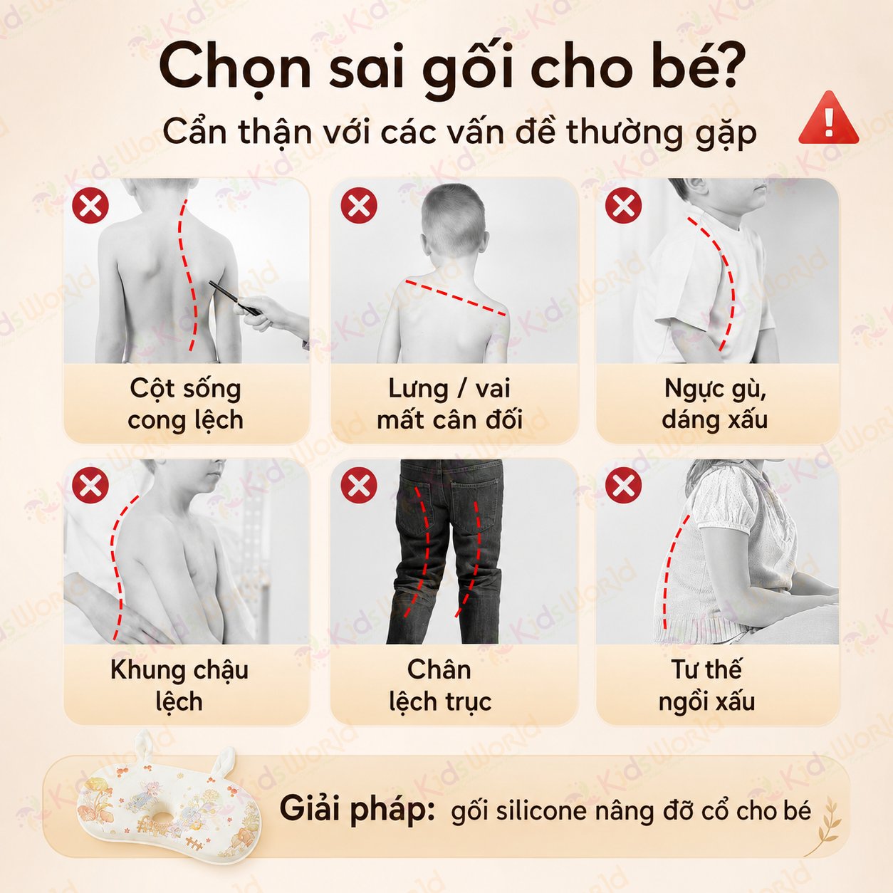 Gối cao su non cho bé hình tai thỏ hoạ tiết cổ tích thiết kế công thái học thoáng khí với 2 mặt đa năng kháng khuẩn cấp độ 10A có thể giặt được