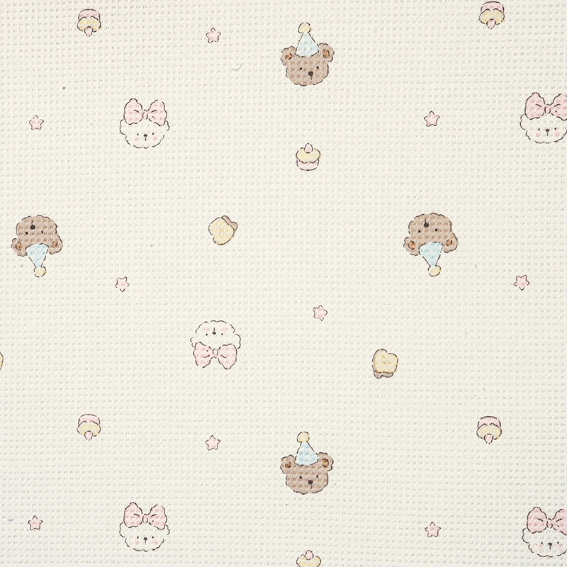 Gối chống trào ngược cho bé Bunny vải Cotton Waffle kiêm đệm ngủ chống trào ngược mềm mại thoáng khí thấm hút mồ hôi
