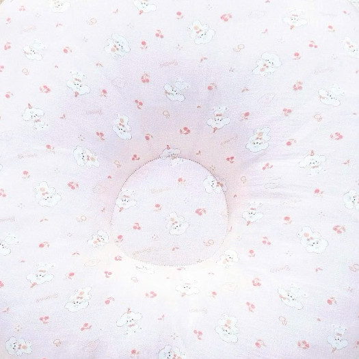 Gối chữ u cho bé vải xô Muslin Bunny đa năng làm gối đầu, gối chặn, gối ôm giúp bé ngủ ngon chống giật mình, chống bẹp đầu