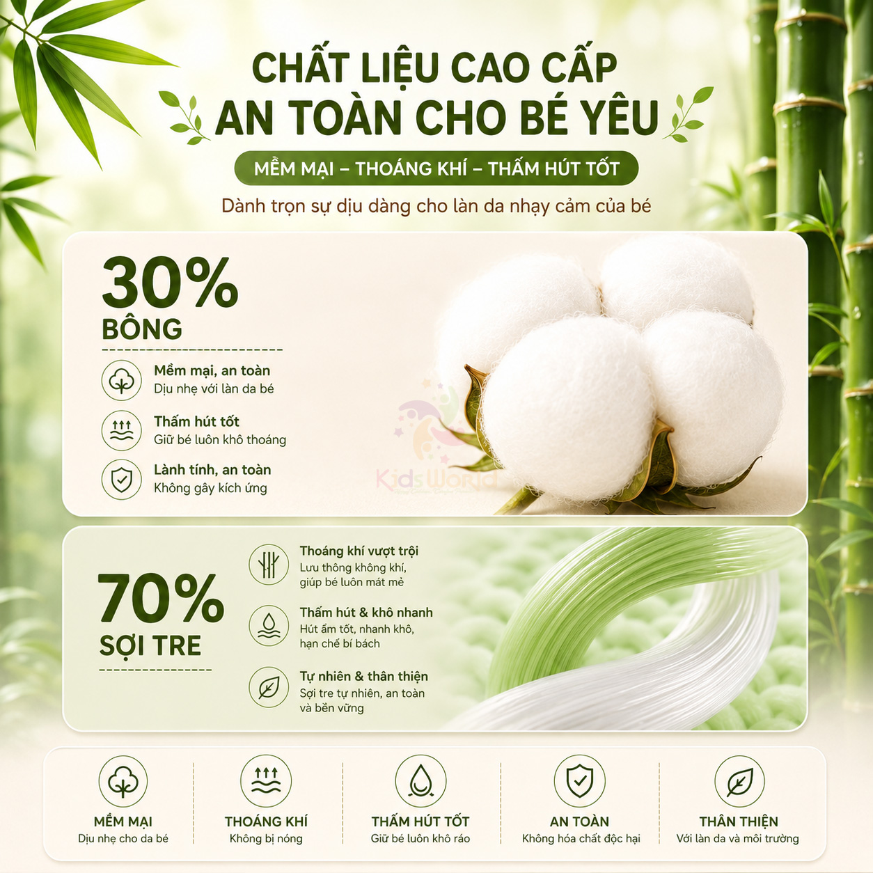 Gối lót đầu cho bé hình đám mấy 12 lớp vải xô bông tre cao cấp thấm hút mồ hôi, thoáng khí, họa tiết đám mây đáng yêu