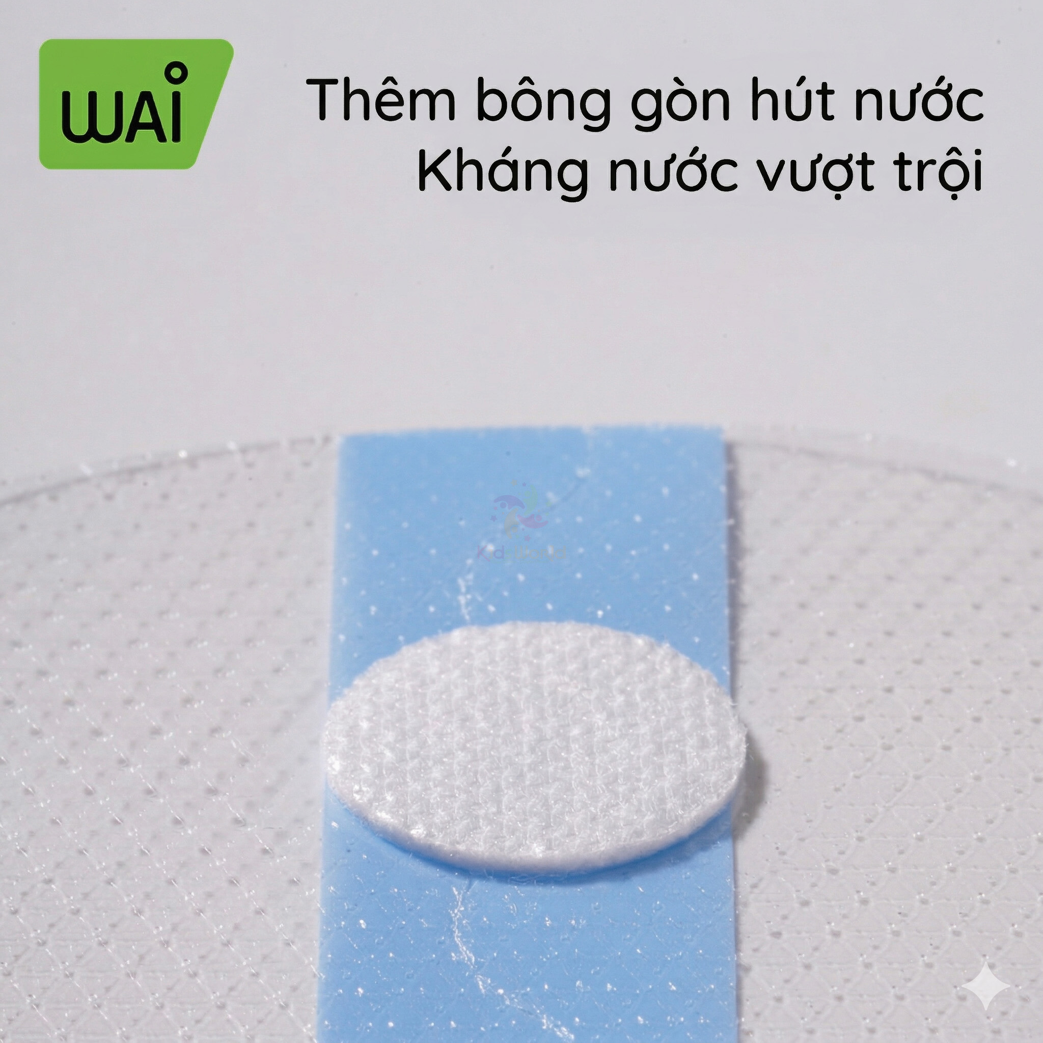 Hộp 30 miếng dán tai chống nước cho bé Wai Silicone Ear Patch bảo vệ toàn diện, êm ái như da thật