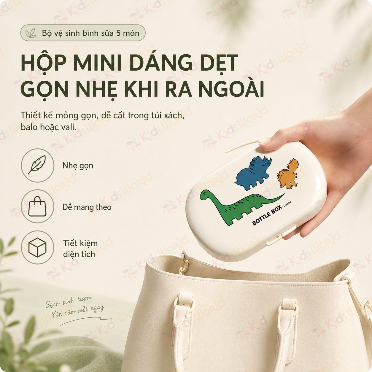 Hộp cọ rửa bình sữa 10in1 silicone cao cấp đa năng, tiện mang theo, tặng kèm chai chiết nước rửa bình, dùng cho bình sữa,núm ti, ống hút,cốc tập uống
