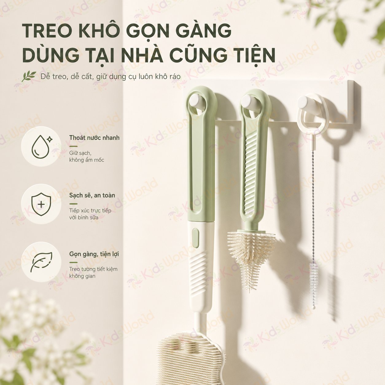 Hộp cọ rửa bình sữa 10in1 silicone cao cấp đa năng, tiện mang theo, tặng kèm chai chiết nước rửa bình, dùng cho bình sữa,núm ti, ống hút,cốc tập uống