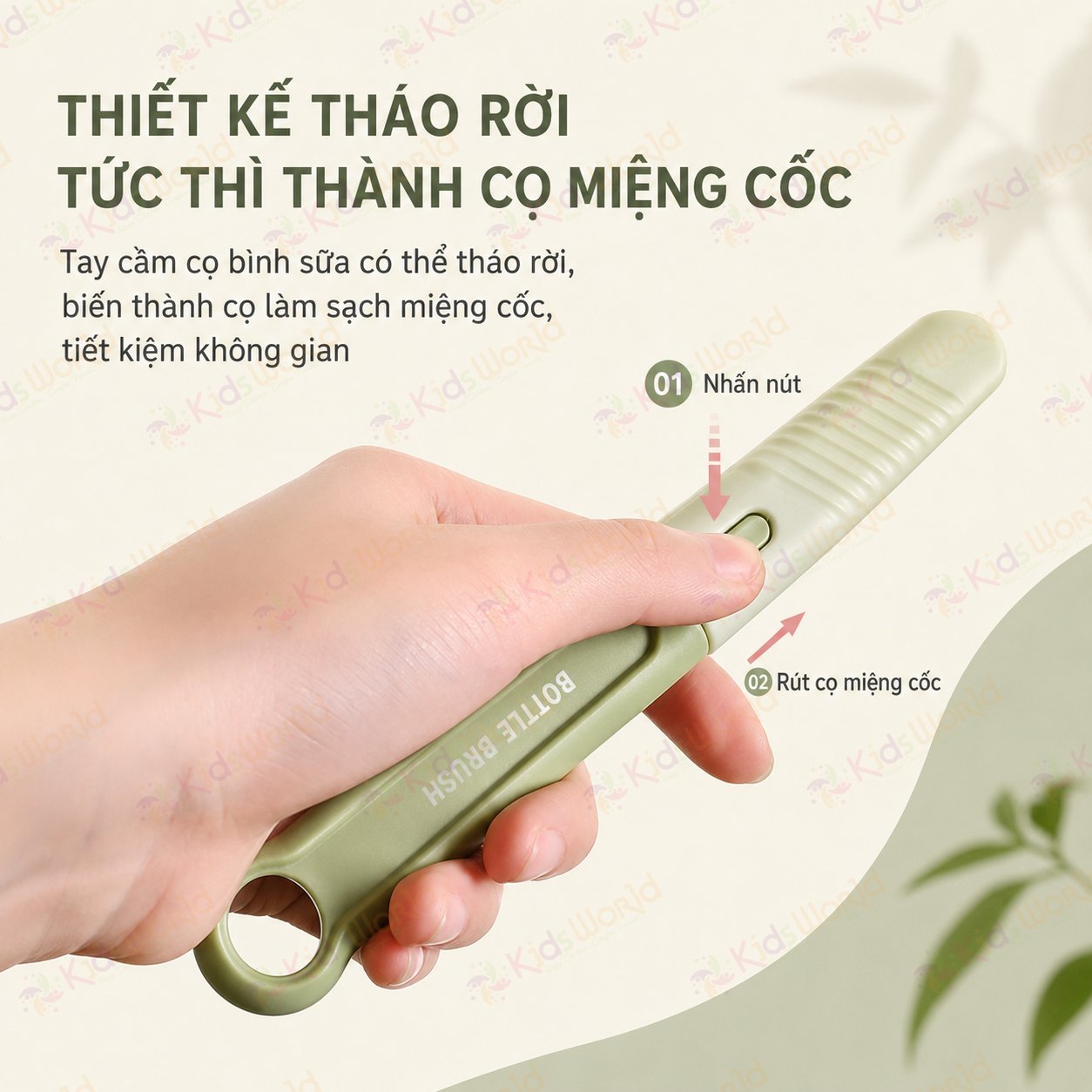 Hộp cọ rửa bình sữa silicone 6in1 gấp gọn tiện mang theo, bộ cọ vệ sinh bình sữa đa năng dùng cho bình sữa, núm ti, ống hút, miệng cốc