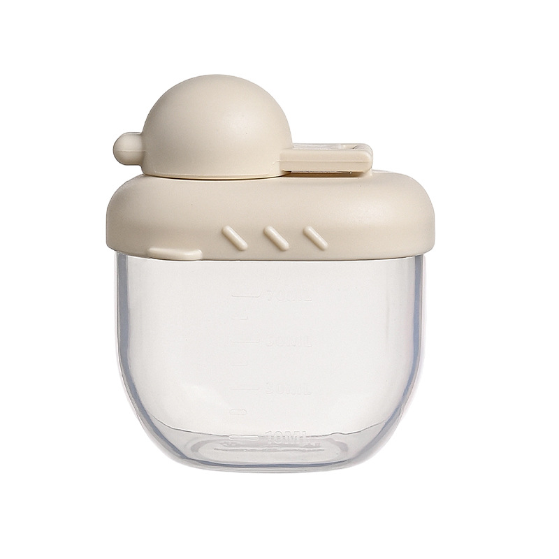 Hộp đựng sữa bột cho bé Little Duck Milk Powder dung tích 70ml chất liệu nhựa PP cao cấp an toàn