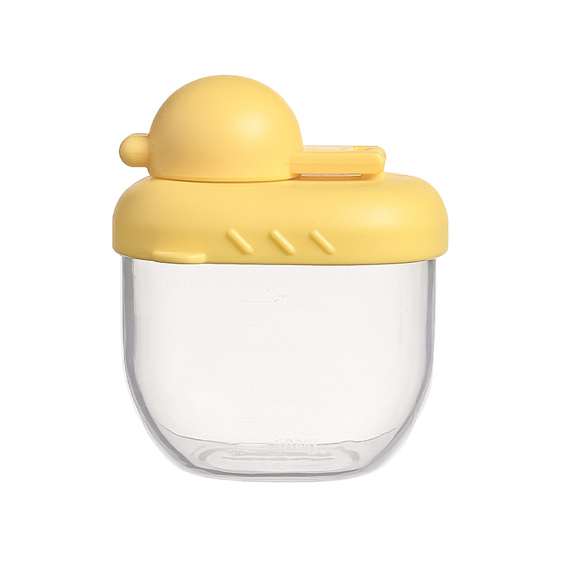 Hộp đựng sữa bột cho bé Little Duck Milk Powder dung tích 70ml chất liệu nhựa PP cao cấp an toàn