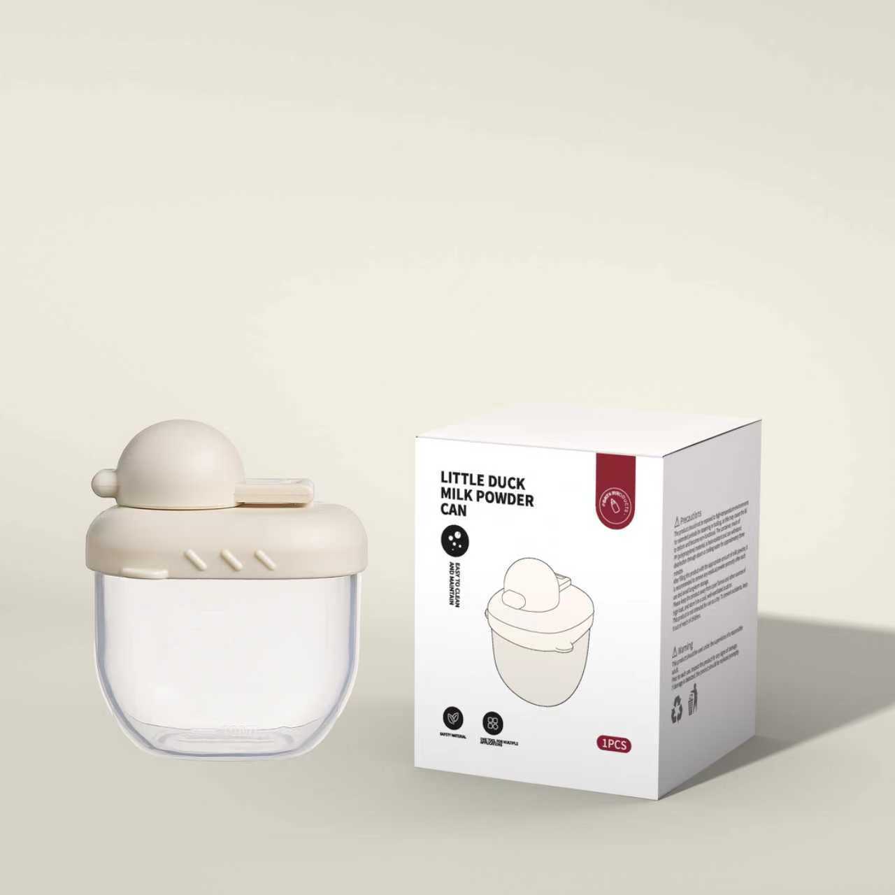 Hộp đựng sữa bột cho bé Little Duck Milk Powder dung tích 70ml chất liệu nhựa PP cao cấp an toàn