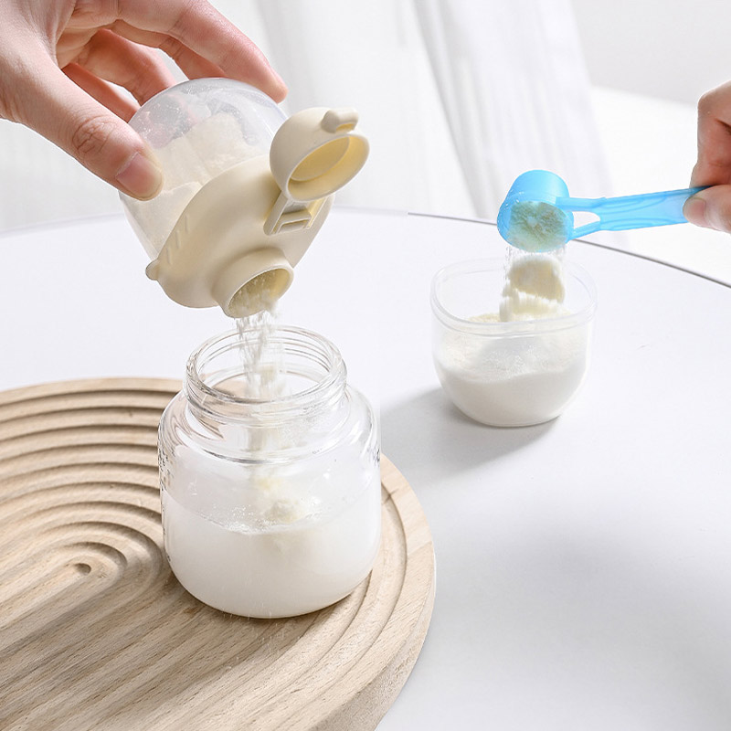 Hộp đựng sữa bột cho bé Little Duck Milk Powder dung tích 70ml chất liệu nhựa PP cao cấp an toàn