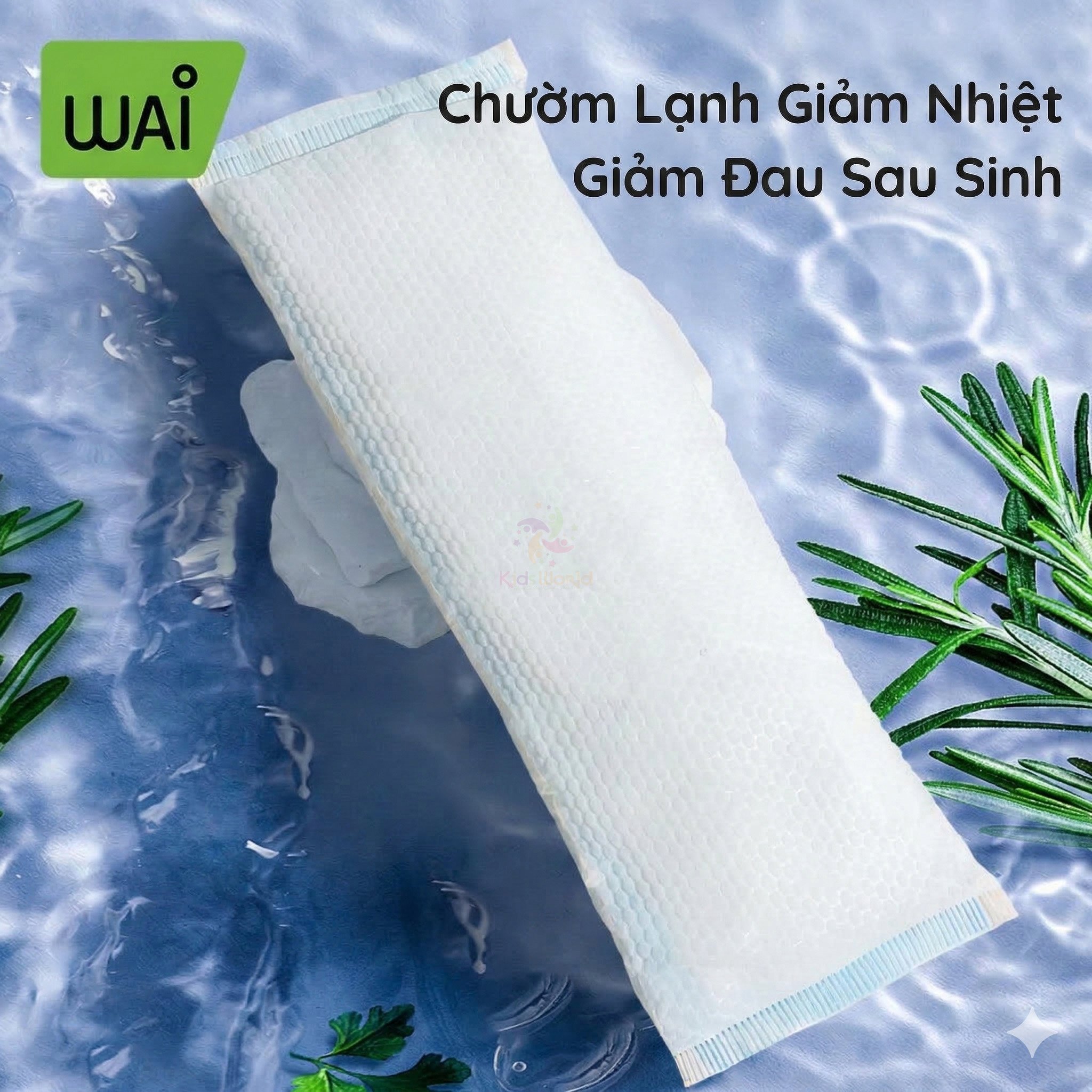 Miếng chườm lạnh dùng 1 lần cho mẹ sau sinh Wai Puerpera Cold Compress Pad / Madical Ice Pads chăm sóc vết rạch tầng sinh môn