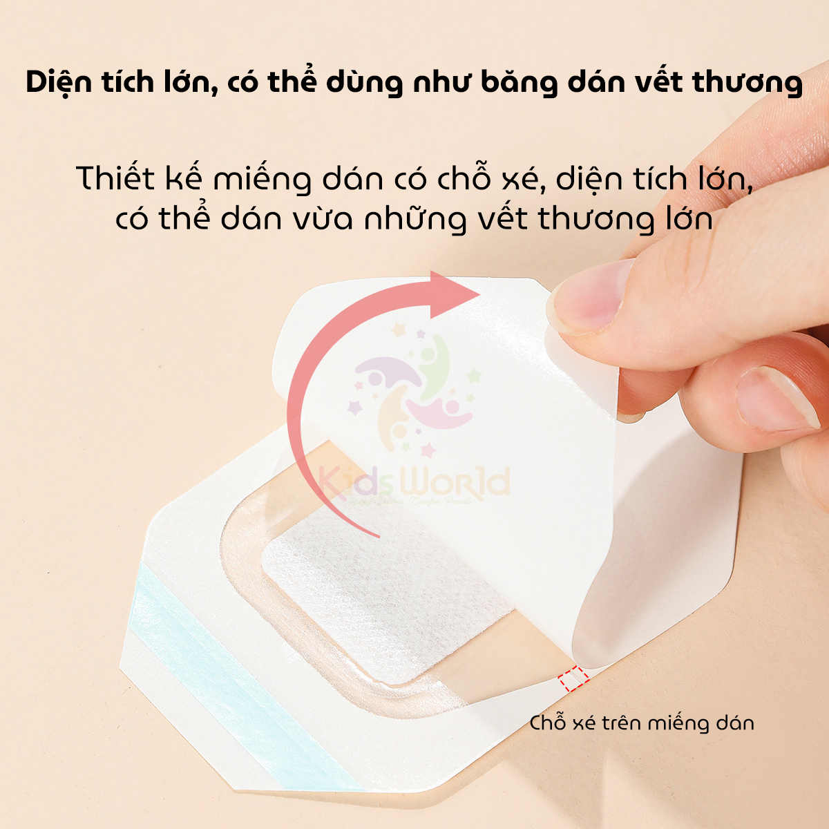 Hộp 10 miếng dán rốn cho trẻ sơ sinh WAI Baby belly button patch chống thấm nước khi tắm, bơi hộp tiện lợi