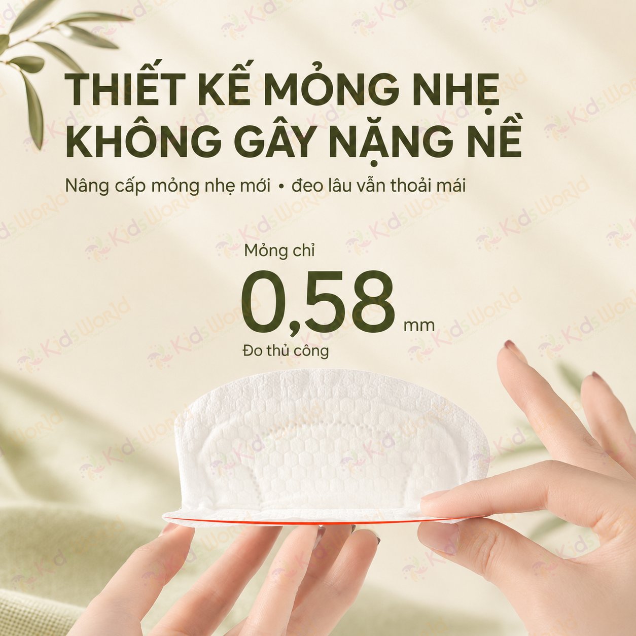 Miếng lót thấm sữa WAI Disposable Breast Pad siêu thấm 6 lớp chống tràn, thoáng khí, mỏng nhẹ cho mẹ sau sinh