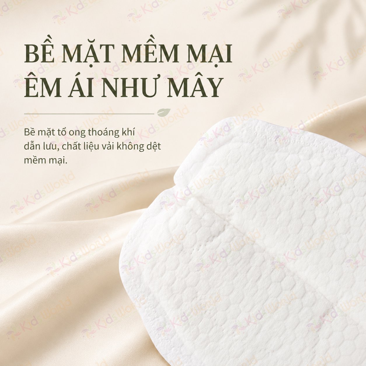 Miếng lót thấm sữa WAI Disposable Breast Pad siêu thấm 6 lớp chống tràn, thoáng khí, mỏng nhẹ cho mẹ sau sinh