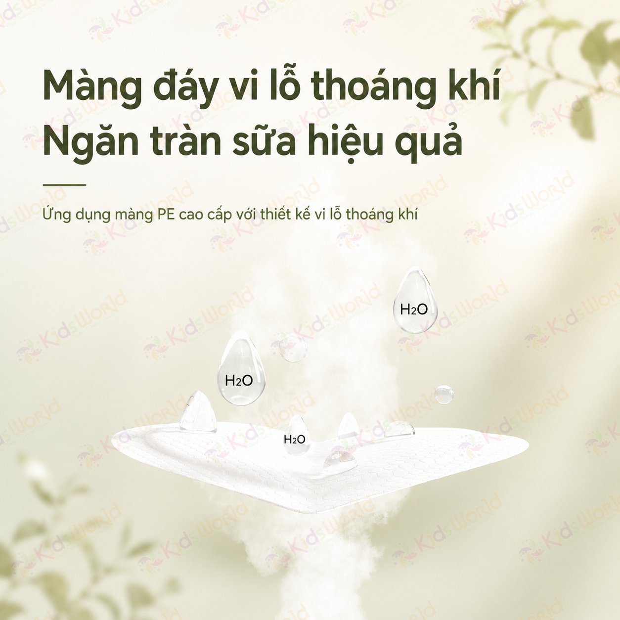 Miếng lót thấm sữa WAI Disposable Breast Pad siêu thấm 6 lớp chống tràn, thoáng khí, mỏng nhẹ cho mẹ sau sinh