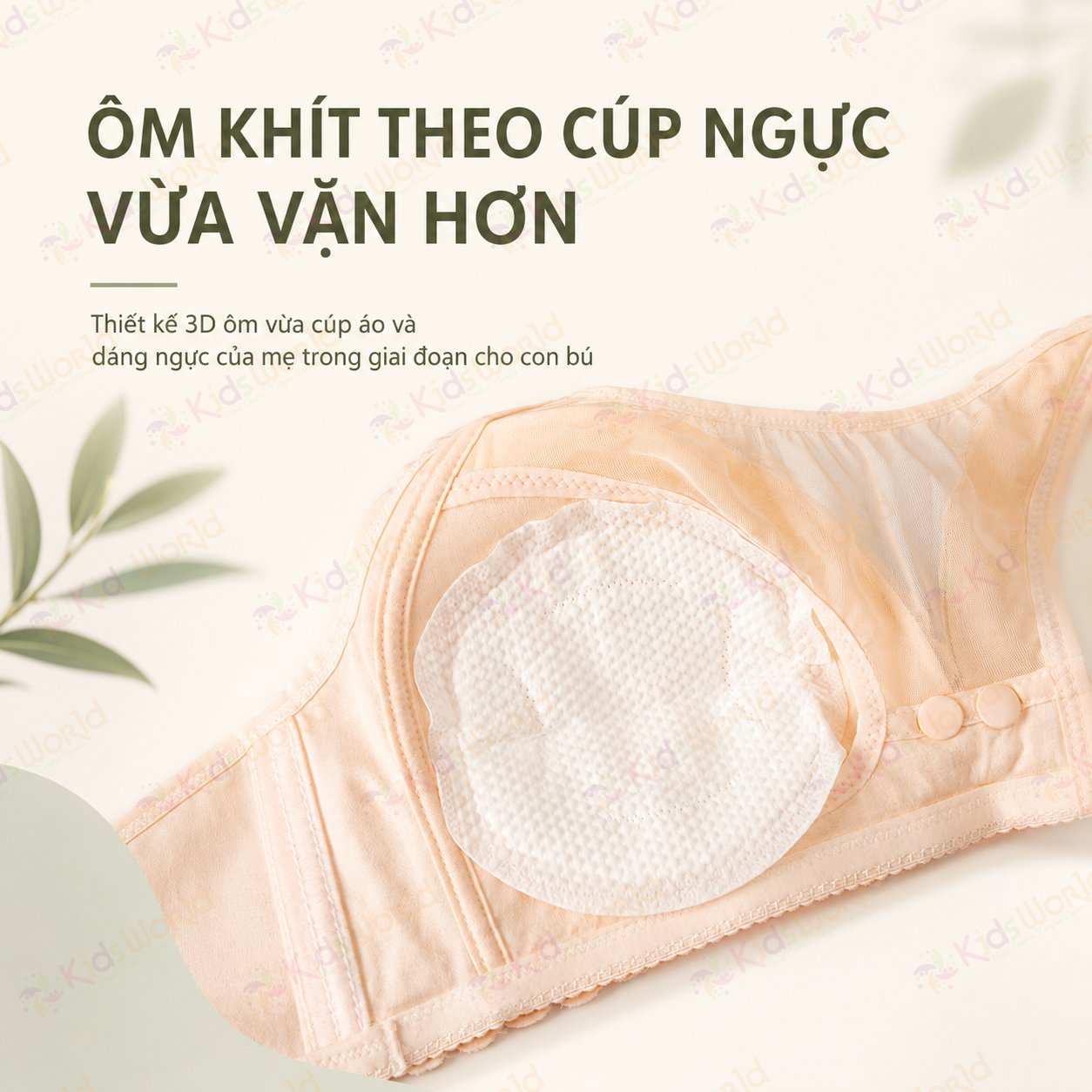 Miếng lót thấm sữa WAI Disposable Breast Pad siêu thấm 6 lớp chống tràn, thoáng khí, mỏng nhẹ cho mẹ sau sinh
