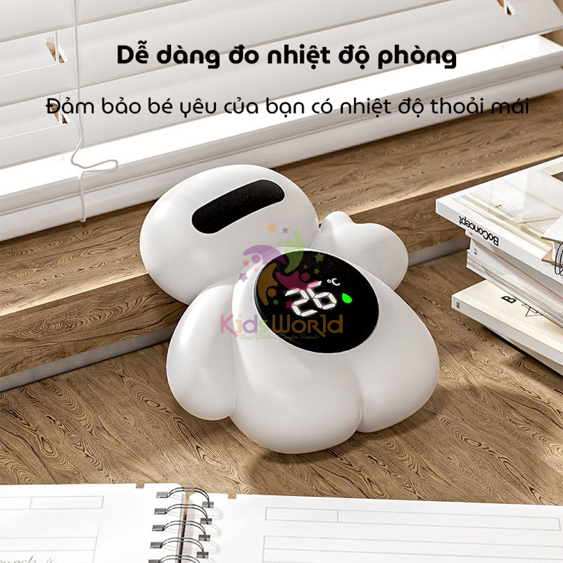 Nhiệt kế đo nước tắm cho bé thông minh màn hình Led cảm biến điện tử tự động cảnh báo màu sắc chống nước tuyệt đối