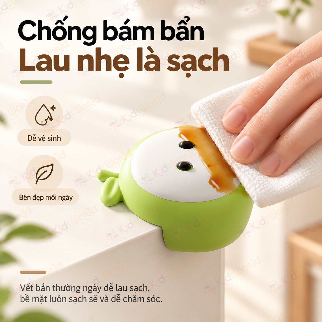 Sét 2 miếng bịt góc, bọc góc chống va đập an toàn cho bé, bịt góc bàn tủ silicone mềm dán 3M bảo vệ bé khi tập bò tập đi