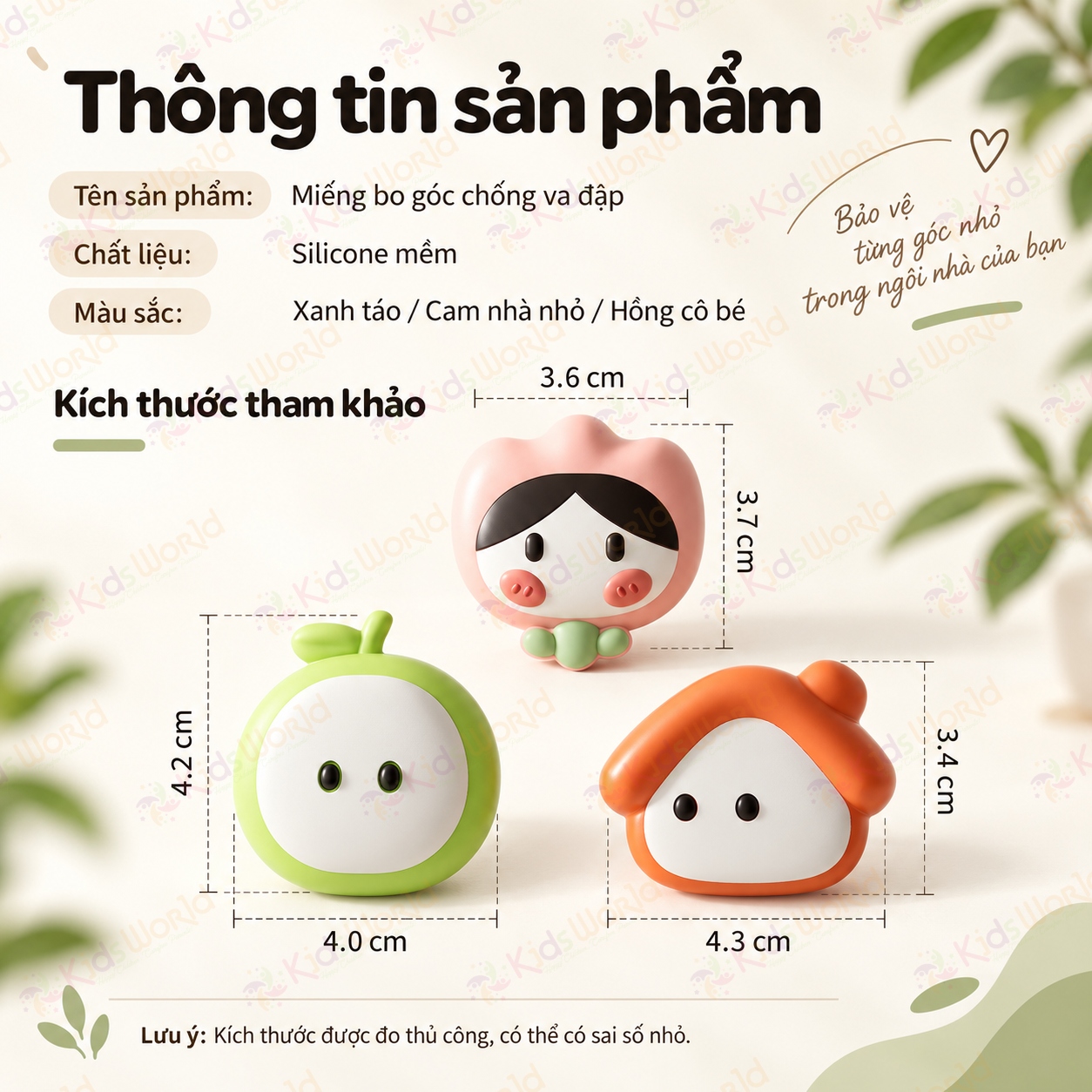 Sét 2 miếng bịt góc, bọc góc chống va đập an toàn cho bé, bịt góc bàn tủ silicone mềm dán 3M bảo vệ bé khi tập bò tập đi