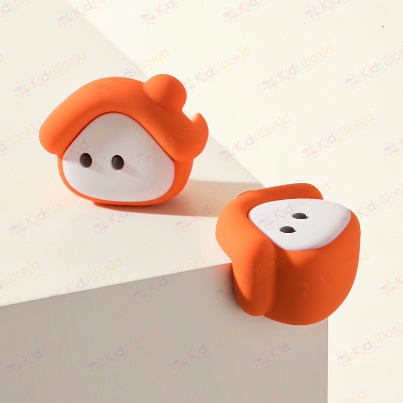 Sét 2 miếng bịt góc, bọc góc chống va đập an toàn cho bé, bịt góc bàn tủ silicone mềm dán 3M bảo vệ bé khi tập bò tập đi